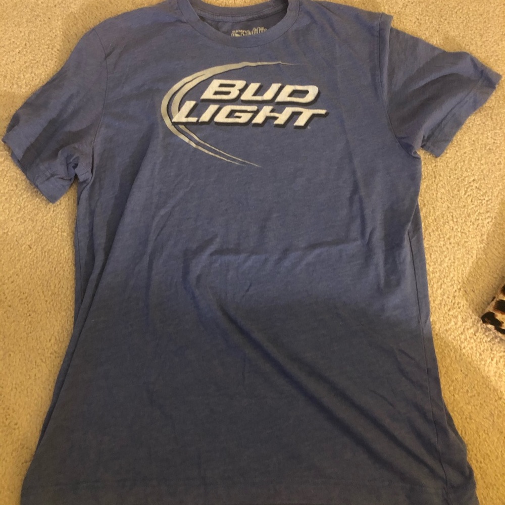 Blue bud light T-shirt
